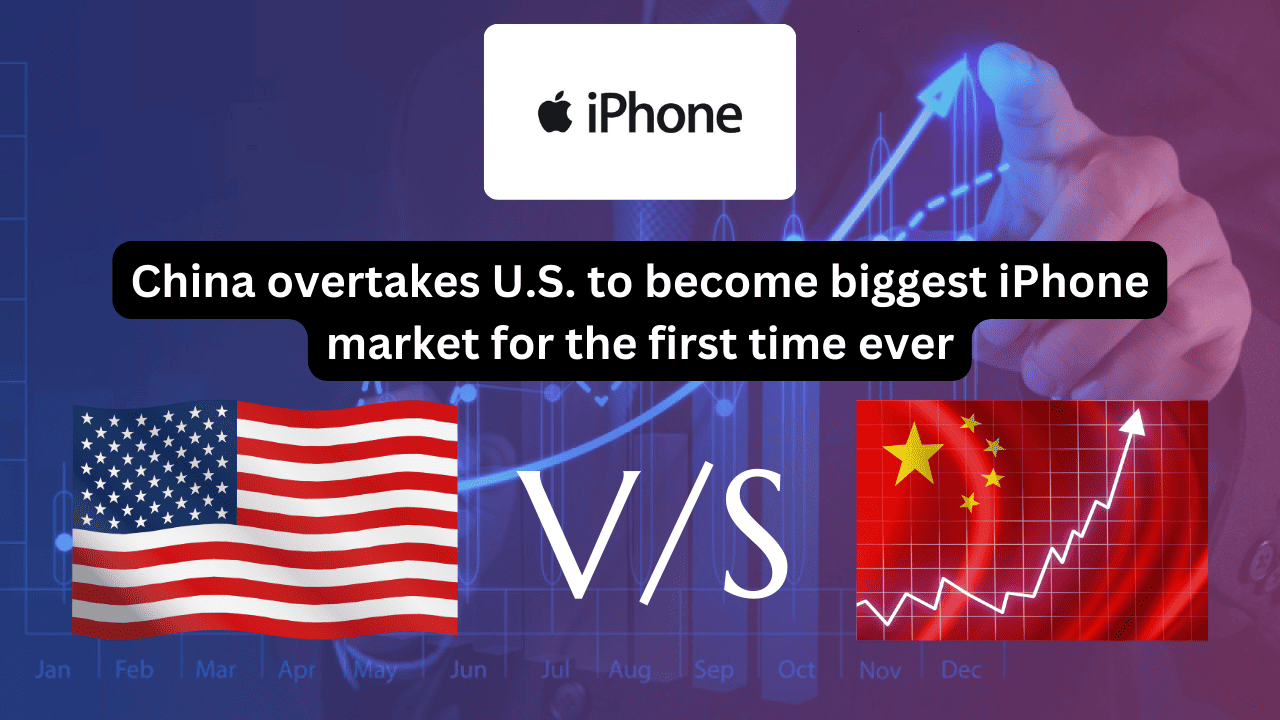 China Surpasses U.S. as Largest iPhone Market in Q2 2023